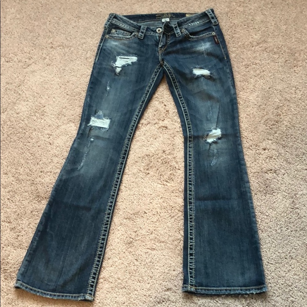 Silver Pioneer Jeans